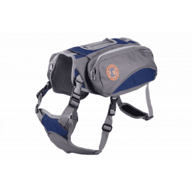 Voyager Pet Dog Bagpack cумка-седло для собак, синий с серым