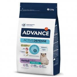 Advance (Эдванс) Sterilized Hairball корм для стерилизованных кошек для выведения шерсти С ИНДЕЙКОЙ