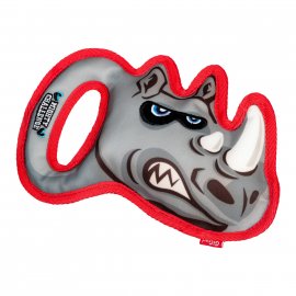 GiGwi (Гигви) Mighty Challenge НОСОРОГ сверхпрочная игрушка для больших собак с пищалкой