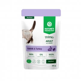 Nature's Protection Prime Sterilised Adult Rabbit and Turkey вологий корм для стерилізованих котів КРОЛИК та ІНДИЧКА