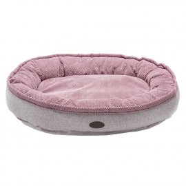 Harley & Cho DONUT SOFT TOUCH PINK овальний лежак для собак, рожевий