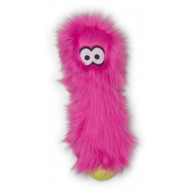 West Paw Custer Hot Pink игрушка пищалка для собак КАСТЕР ПУШИСТЫЙ, розовый