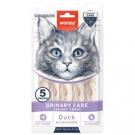 Wanpy (Ванпи) Functional Creamy Lickable Treat Urinary функциональное жидкое лакомство при мочекаменной болезни у кошек