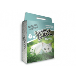Kotix TOFU СОЕВЫЙ наполнитель для кошачьего туалета, классик