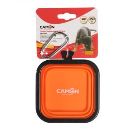 Camon (Камон) Силіконова миска дорожня з карабіном для собак