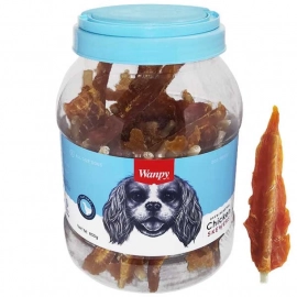 Wanpy Chicken Insert Rawhide ласощі для собак РУЛЕТ З КУРЯЧИМ ФІЛЕ