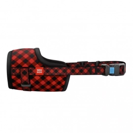 WAUDOG намордник для собак нейлоновый ШОТЛАНДКА КРАСНАЯ