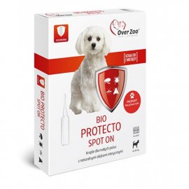 Over Zoo Bio Protecto Spot On спот-он капли от блох, клещей, комаров и мошек для собак мелких пород