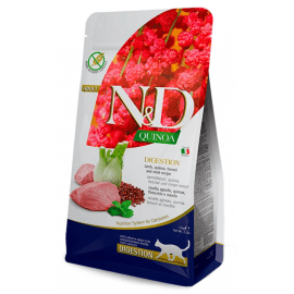 Farmina (Фарміна) N&D Grain Free Quinoa Digestion Adult корм для котів, при порушеннях травлення ЯГНЯ, КІНОА, ФЕНХЕЛЬ і М'ЯТА Farmina (Фарміна) N&D Grain Free Quinoa Digestion Adult корм для котів, при порушеннях травлення ЯГНЯ, КІНОА, ФЕНХЕЛЬ і М'ЯТА