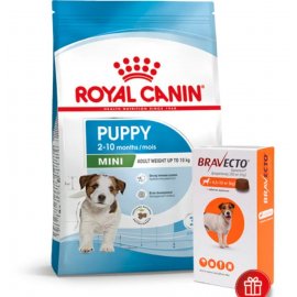 Royal Canin MINI PUPPY корм для щенков мелких пород от 2 до 10 месяцев