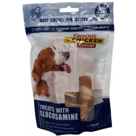 Gigi (Гиги) Famous Chicken Spinner with Glucozamin лакомство с глюкозамином для собак, крученные палочки КУРИЦА