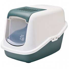 Savic Nestor Nordic закритий туалет для котів, сіро-зелений