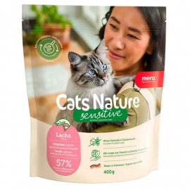 Mera Nature Sensitive Adult Salmon сухой корм для кошек с чувствительным пищеварением ЛОСОСЬ