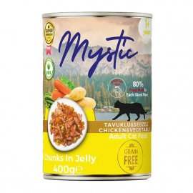 Mystic Adult Cat Chicken & Vegetable Jelly вологий корм для котів, шматочки в желе КУРКА та ГАРНІР