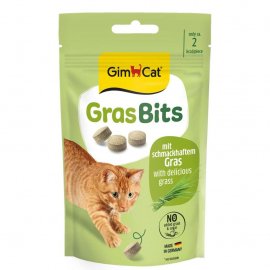 Gimcat GRASBITS - вітамінізовані ласощі для кішок з травою