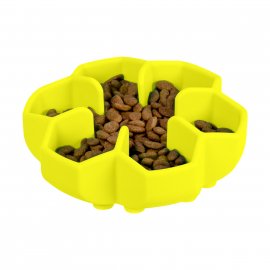 Collar WAUDOG Silicone миска для повільного годування, жовтий