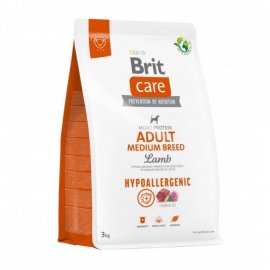 Brit Care Dog Hypoallergenic Adult Medium Breed Lamb гіпоалергенний сухий корм для собак середніх порід ЯГНЯ