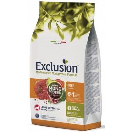 Exclusion (Ексклюжн) Puppy Beef Large Breed сухий монопротеїновий корм для цуценят великих порід, ЯЛОВИЧИНА