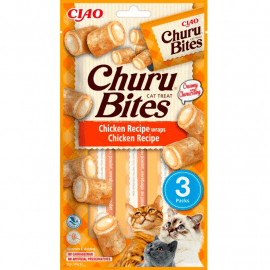 Inaba Cat Churu Bites Chicken м'які ласощі для котів КУРКА