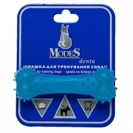 Modes Denta іграшка для собак КІСТКА, блакитна