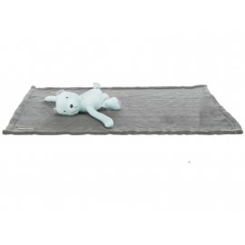 Trixie Junior Cuddly Set Набор для щенка коврик + игрушка, серый/мята