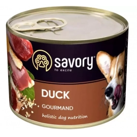 Savory (Сейворі) GOURMAND DUCK вологий корм для дорослих собак (качка)