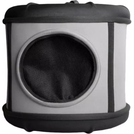 K&H (Кей энд Аш) Mod Capsule домик-переноска для животных, серый/черный