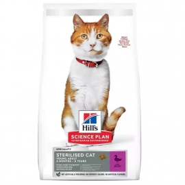Hill's Science Plan Adult Sterilised Cat Duck корм для взрослых стерилизованных кошек УТКА