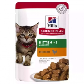 Hill's Science Plan Kitten Chicken влажный корм для котят КУРИЦА