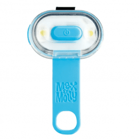 Max & Molly Urban Pets Matrix Ultra LED Safety Light Sky Blue/Hanging Pack світлодіодний ліхтарик на нашийник для собак, блакитний
