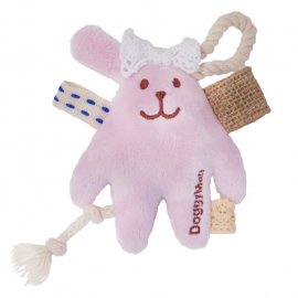 DoggyMan Fully Decorated Rabbit м'яка іграшка з пищалкою для собак КРОЛИК З ДЕКОРОМ