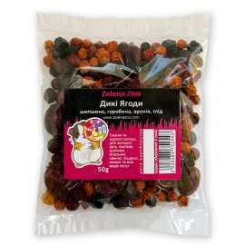 Zelena Zoo Лакомства для попугаев и грызунов ДИКИЕ ЯГОДЫ