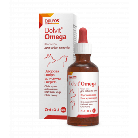 Dolfos DOLVIT OMEGA (ДОВВІТ ОМЕГА ШКІРА І ШЕРСТЬ) добавка для собак і кішок Dolfos DOLVIT OMEGA (ДОВВІТ ОМЕГА ШКІРА І ШЕРСТЬ) добавка для собак і кішок