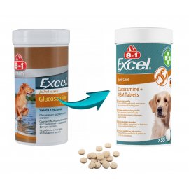 8in1 (8в1) EXCEL GLUCOSAMIN & MSM (ЕКСЕЛЬ ГЛЮКОЗАМИН И МСМ) пищевая добавка для собак