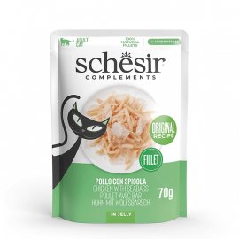 Schesir (Шезір) консерви для кішок Курка з окунем