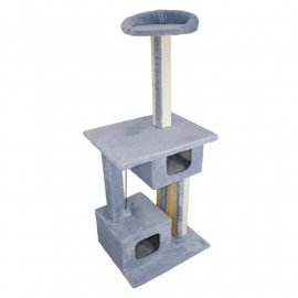 Lucky Pet когтеточка-домик для кота, ГОВЕРЛА, серый