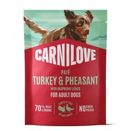 Carnilove Turkey & Pheasant with Raspberry Leaves влажный корм для собак, паштет ИНДЕЙКА, ФАЗАН и ЛИСТЬЯ МАЛИНЫ