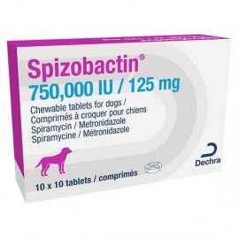Dechra Spizobactin препарат для лікування інфекцій ротової порожнини для собак, №10