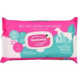 Inodorina Refresh вологі гігієнічні серветки з ароматом мускусу для собак та котів