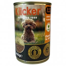 Klicker Puppy Turkey Jelly влажный корм для щенков, кусочки в желе ИНДЕЙКА
