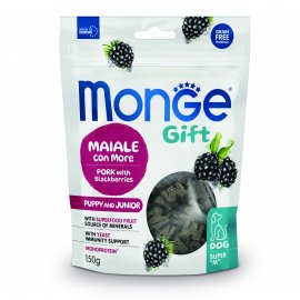 Monge Dog Gift Growth Puppy and Junior Pork & Blackberries лакомство для щенков до 12 мес СВИНИНА и ЕЖЕВИКА