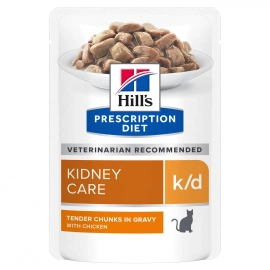 Hill's Prescription Diet k/d Kidney Care Chicken корм для кошек при заболеваниях почек КУРИЦА