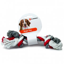 Flamingo COTTON BONE 2KNOTS іграшка для собак мотузкова кістка, 2 вузли