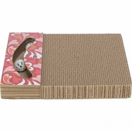 Trixie Когтеточка из картона ко дню Св. Валентина с мячиками, красный