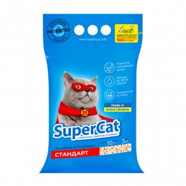 SUPER CAT Наполнитель Суперкет Стандарт синий
