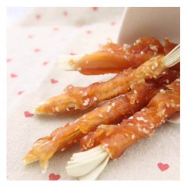 Селянські Смаколики Лакомство для собак ТРЕСКА, КУРИЦА и КУНЖУТ