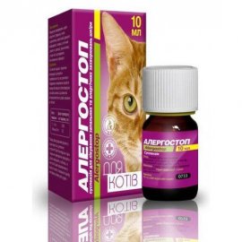 O.L.KAR Аллергостоп суспензия для котов при лечении воспалительных и аллергических заболеваний кожи