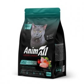 AnimAll Adult Cat Sterilised Chicken & Lamb сухой корм для кошек КУРИЦА и ЯГНЕНОК AnimAll Adult Cat Sterilised Chicken & Lamb сухой корм для кошек КУРИЦА и ЯГНЕНОК