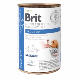 Brit Veterinary Diet Dog Grain Free Recovery Salmon вологий корм для котів та собак у період одужання ЛОСОСЬ