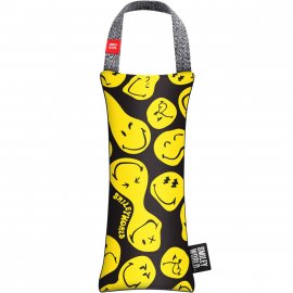 Collar WAUDOG Fun игрушка для собак с пищалкой рисунок СМАЙЛЫ НА ЧЕРНОМ